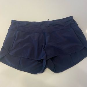 Navy Lululemon Speed up Short 2.5”